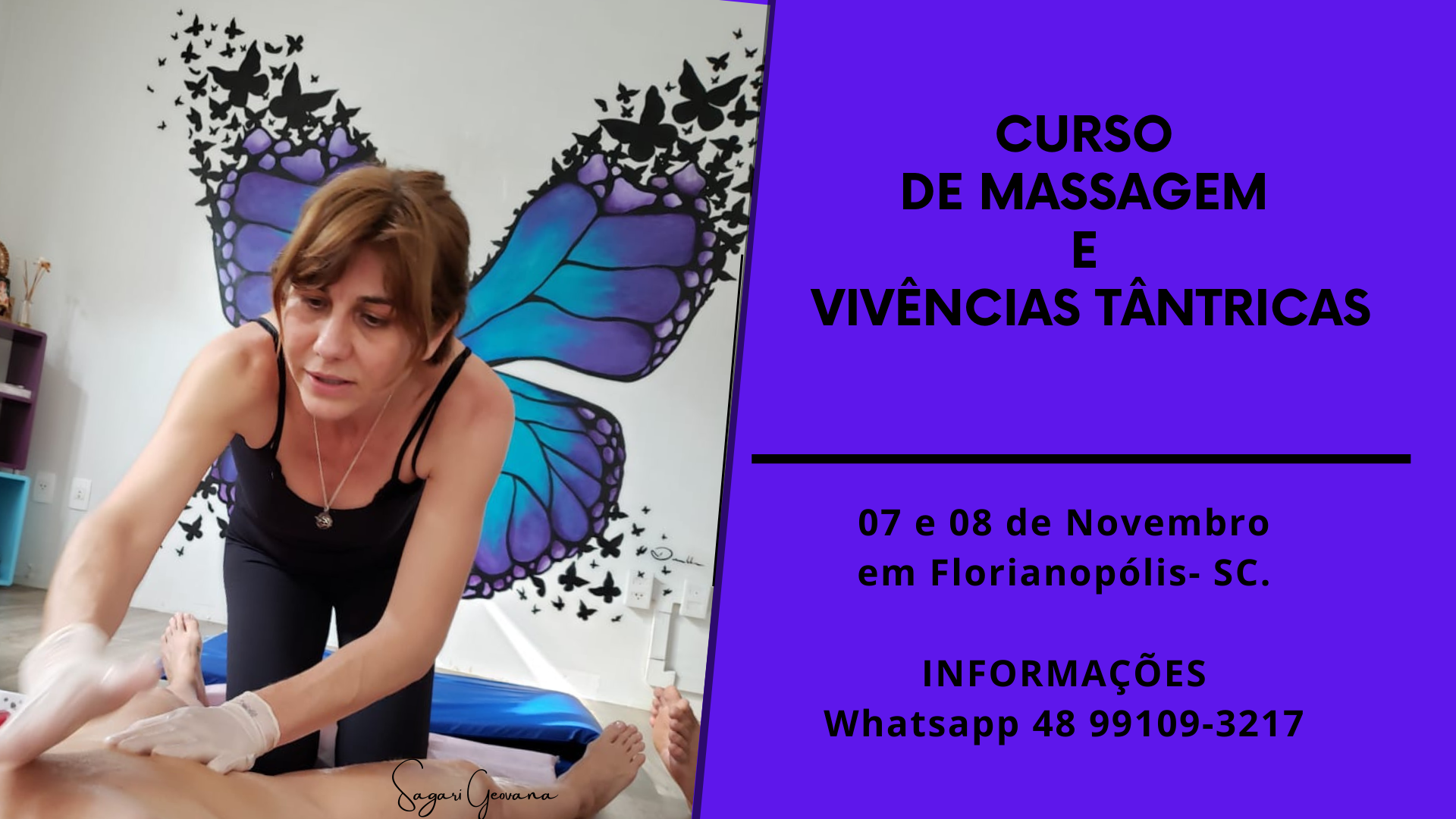 Curso de Massagem e Vivencias Tantricas em Florianópolis/SC - Evento